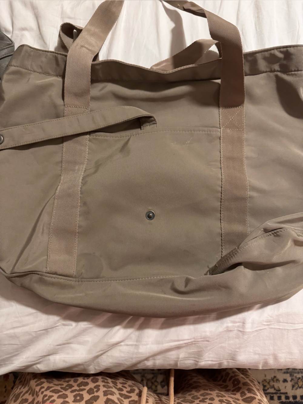 Everyday Canvas Tote Bag in Taupe